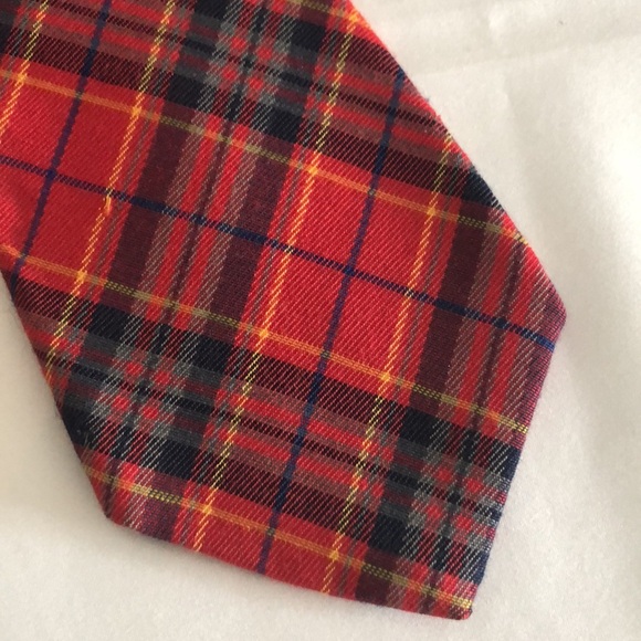 Mens plaid neck tie - Picture 2 of 4